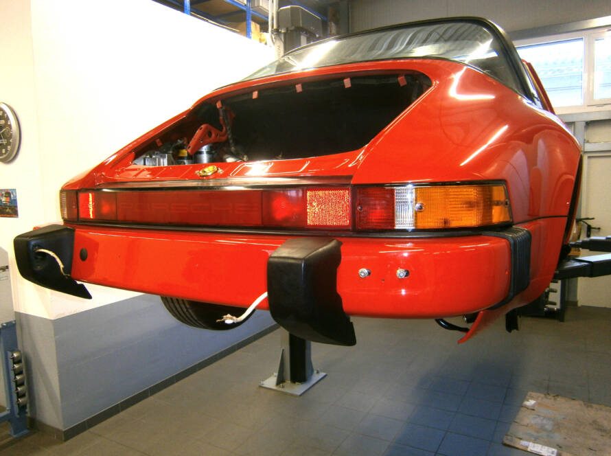 Restauration Porsche 911 Targa, 1988